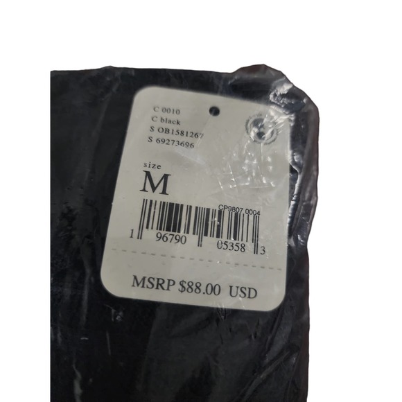 NWT Free People Juicy Long Sleeve Top Black Size M - Picture 5 of 6